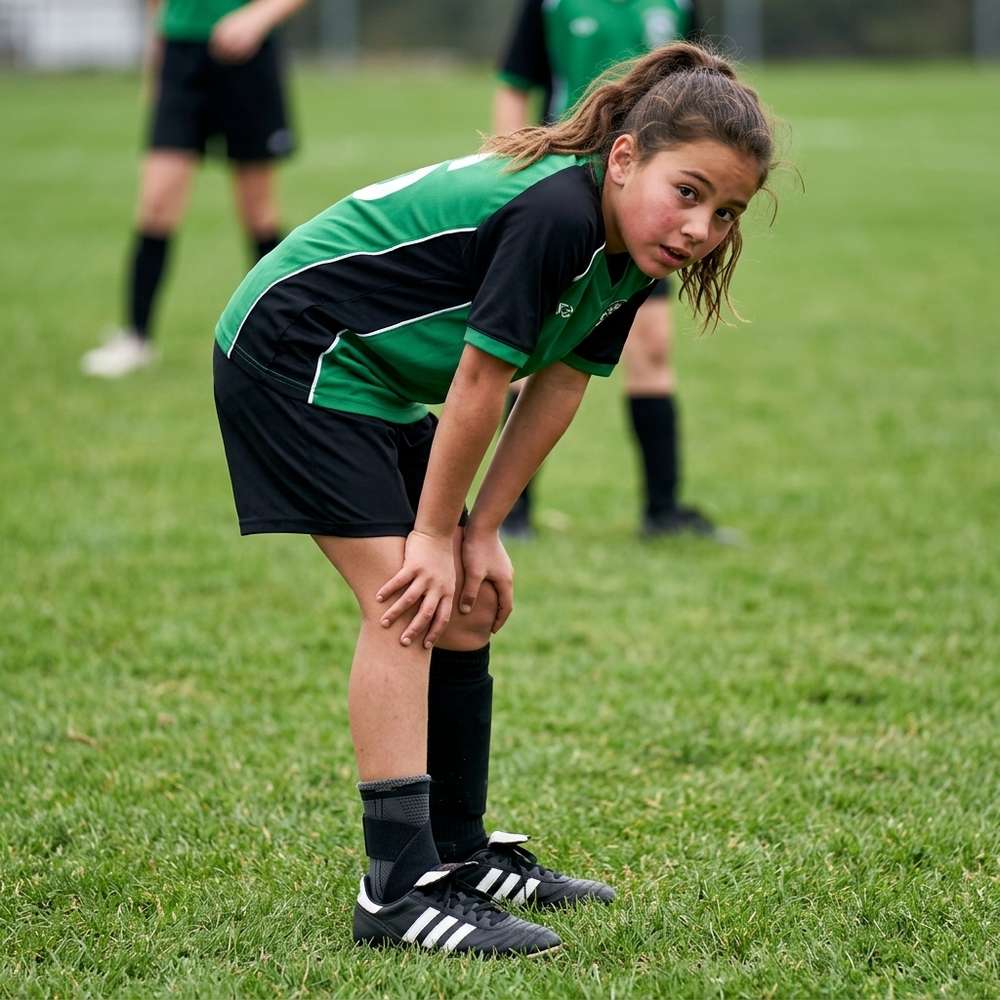 Girl soccer player wearing Rimoov