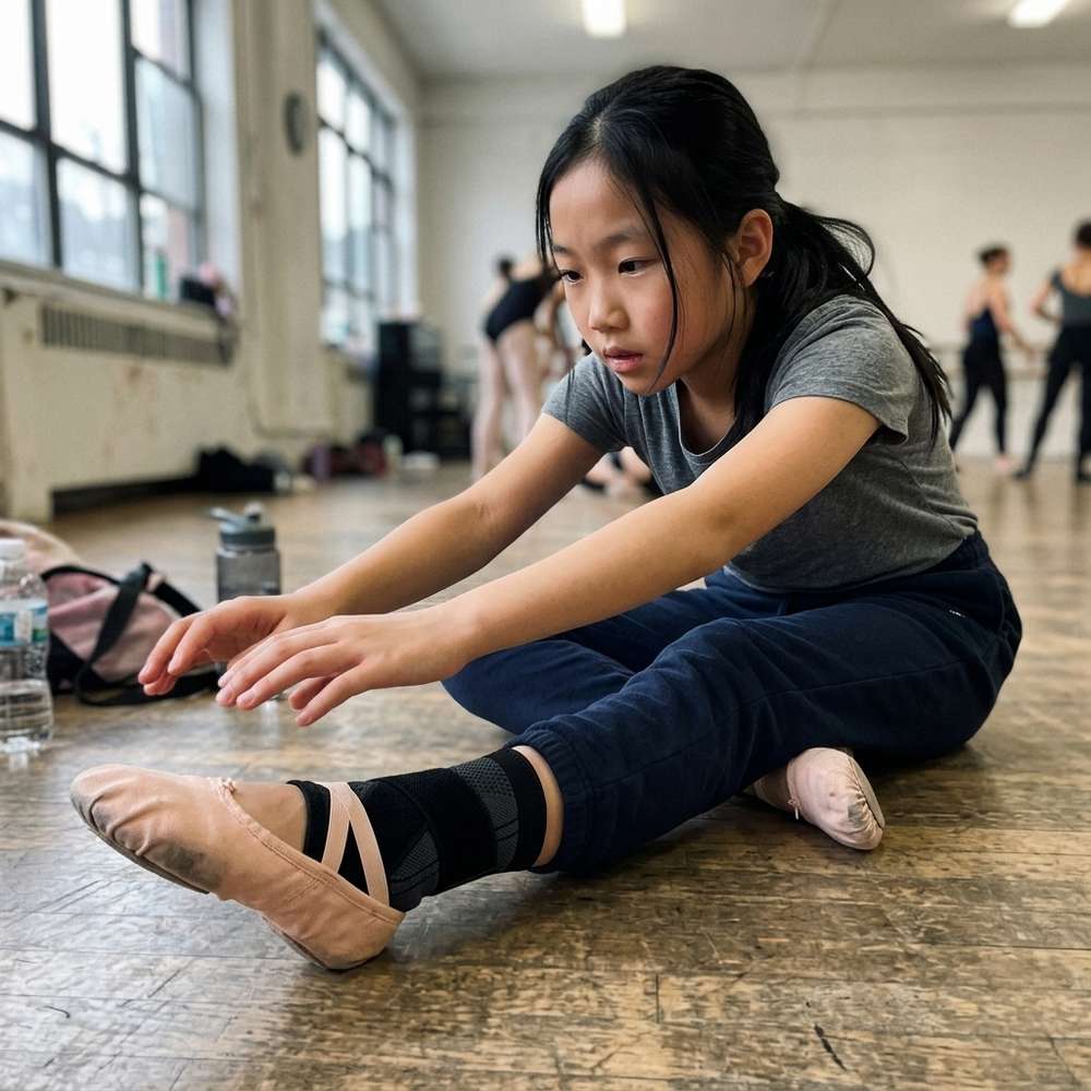 Young dancer wearing Rimoov