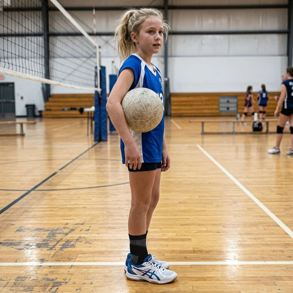 Girl volleyball player wearing Rimoov